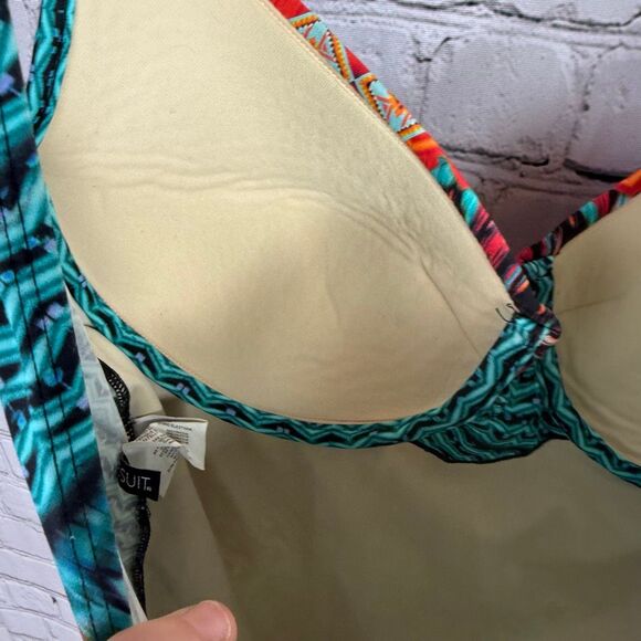 Miraclesuit Women's Swimwear Casbah Escape Underwire One Piece Swimsuit Size 14 - Picture 6 of 8